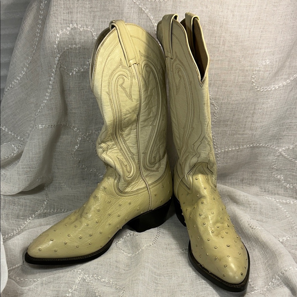 NWOT Durango ostrich cowboy boots handcrafted in Mexico - Picture 2 of 16